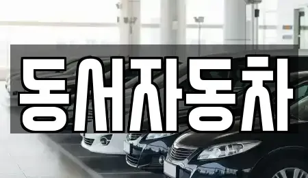 경남 산청군 신안면 중고차매매 전문 동서자동차