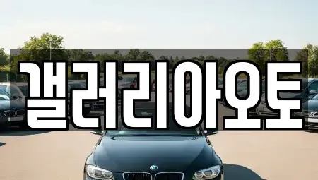 경남 진주시 초전동 중고차 전문 갤러리아오토