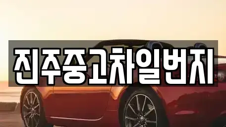 경남 진주시 초전동 중고차 전문 진주중고차일번지
