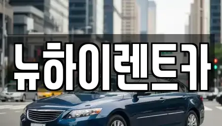 경남 창원시 성산구 대방동 렌트카 전문 뉴하이렌트카