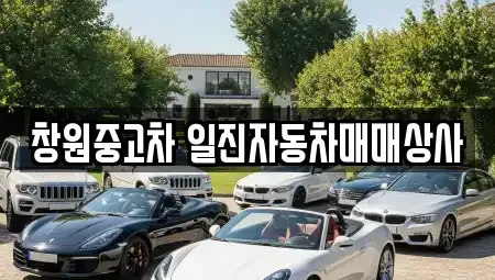경남 창원시 의창구 사화동 중고차매매 전문 창원중고차 일진자동차매매상사