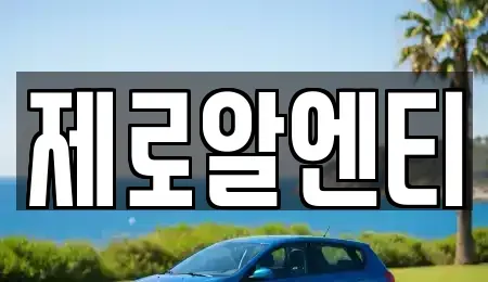 경남 창원시 진해구 화천동 렌트카 전문 제로알엔티