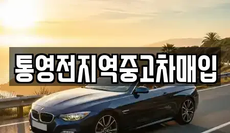 경남 통영시 무전동 중고차매입 전문 통영전지역중고차매입