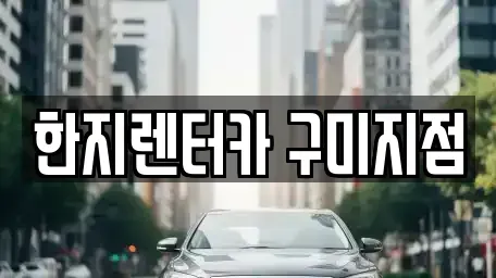 경북 구미시 고아읍 렌트카 전문 한지렌터카 구미지점