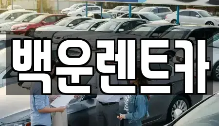 경북 구미시 산동읍 렌트카 전문 백운렌트카