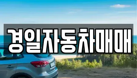 경북 구미시 산동읍 중고차매매 전문 경일자동차매매