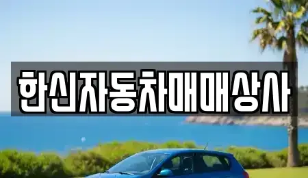 경북 영천시 망정동 중고차매매 전문 한신자동차매매상사
