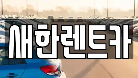 경북 영천시 작산동 렌트카 전문 새한렌트카