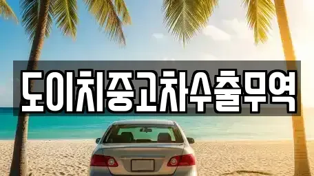 경북 울릉군 중고차 전문 도이치중고차수출무역