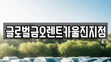 경북 울진군 평해읍 렌트카 전문 글로벌금오렌트카울진지점