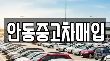 경북 중고차매입 전문 안동중고차매입