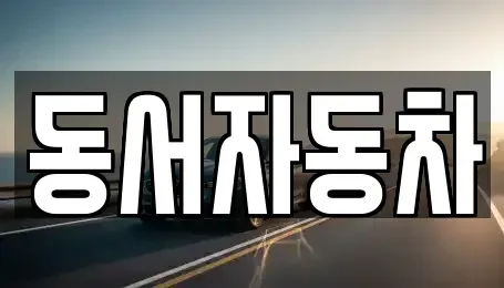 경북 칠곡군 지천면 중고차 전문 동서자동차