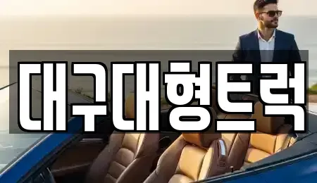 경북 칠곡군 지천면 중고차매매 전문 대구대형트럭