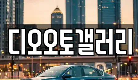 경상남도 창원시 의창구 내리동 중고차매매 전문 디오오토갤러리