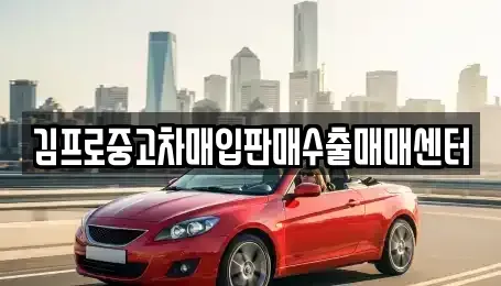 경상남도 창원시 진해구 창선동 중고차매매 전문 김프로중고차매입판매수출매매센터