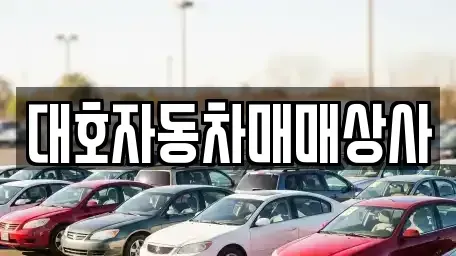 경상북도 상주시 계산동 중고차 전문 대호자동차매매상사