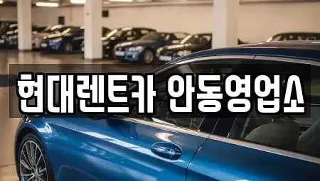 경상북도 안동시 옥정동 렌트카 전문 현대렌트카 안동영업소