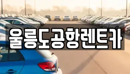 경상북도 울릉군 렌트카 전문 울릉도공항렌트카