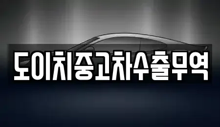 경상북도 울릉군 중고차 전문 도이치중고차수출무역