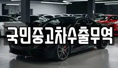 경상북도 의성군 점곡면 중고차매매 전문 국민중고차수출무역