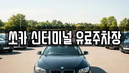 경상북도 포항시 남구 상도동 렌트카 전문 쏘카 신터미널 유료주차장