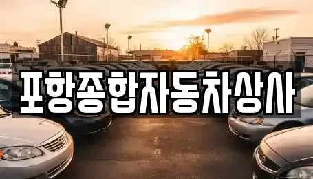 경상북도 포항시 남구 상도동 중고차매매 전문 포항종합자동차상사