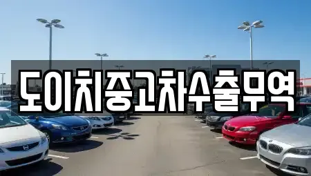 경상북도 포항시 남구 장흥동 중고차 전문 도이치중고차수출무역