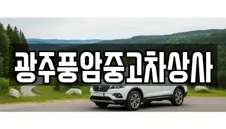 광주 북구 충효동 중고차 전문 광주풍암중고차상사