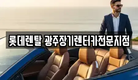 광주광역시 북구 풍향동 장기렌트카 전문 롯데렌탈 광주장기렌터카전문지점