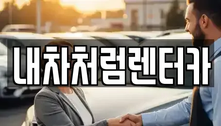 대구 수성구 두산동 렌트카 전문 내차처럼렌터카
