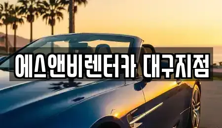 대구광역시 동구 동호동 렌트카 전문 에스앤비렌터카 대구지점