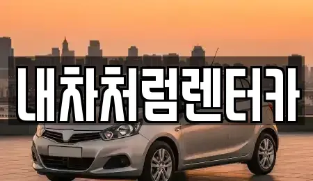 대구광역시 북구 구암동 렌트카 전문 내차처럼렌터카