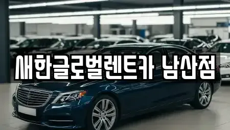 대구광역시 중구 남산동 단기렌트카 전문 새한글로벌렌트카 남산점