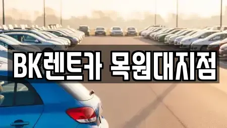 대전 서구 도안동 렌트카 전문 BK렌트카 목원대지점