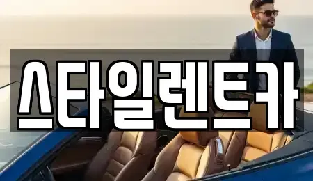 대전 서구 도안동 렌트카 전문 스타일렌트카