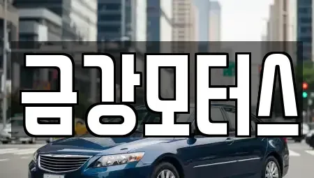 대전 서구 월평동 중고차 전문 금강모터스