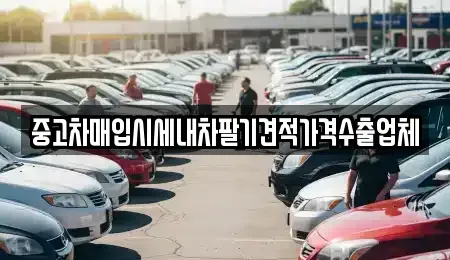 대전 유성구 하기동 중고차매입 전문 중고차매입시세내차팔기견적가격수출업체
