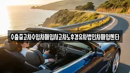 대전 중구 선화동 중고차 전문 수출중고차수입차매입사고차노후경유차법인차매입센타