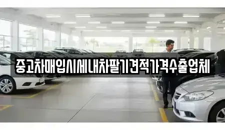 대전 중구 선화동 중고차 전문 중고차매입시세내차팔기견적가격수출업체