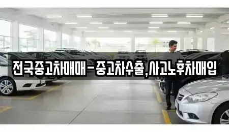 대전 중구 용두동 중고차 전문 전국중고차매매-중고차수출,사고노후차매입