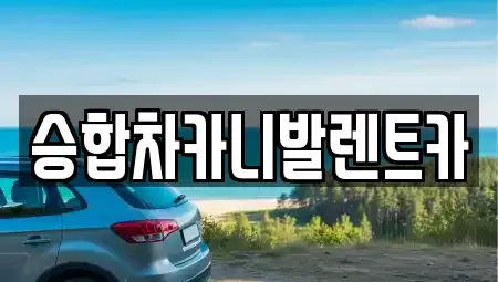 대전광역시 동구 상소동 렌트카 전문 승합차카니발렌트카