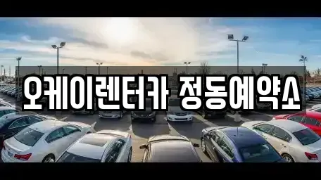 대전광역시 동구 소제동 단기렌트카 전문 오케이렌터카 정동예약소