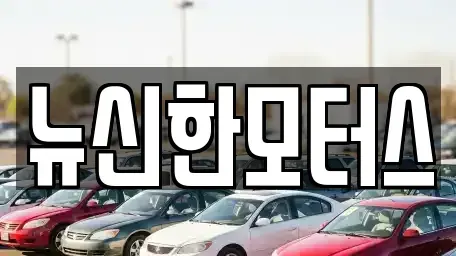 대전광역시 동구 장척동 중고차매매 전문 뉴신한모터스