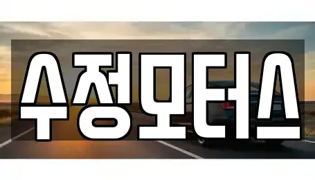 대전광역시 중구 안영동 중고차 전문 수정모터스