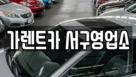부산 서구 서대신동1가 렌트카 전문 가렌트카 서구영업소