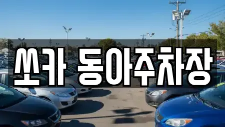 부산 서구 충무동3가 렌트카 전문 쏘카 동아주차장