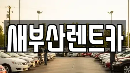 부산 연제구 연산동 단기렌트카 전문 새부산렌트카