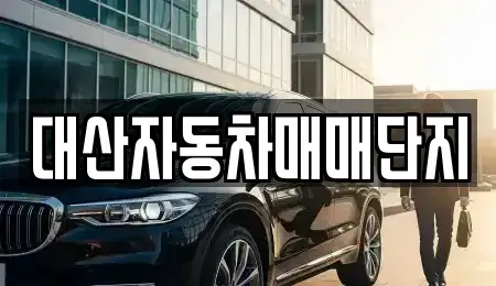 부산 연제구 연산동 중고차 전문 대산자동차매매단지