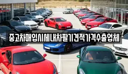 부산 연제구 연산동 중고차매입 전문 중고차매입시세내차팔기견적가격수출업체