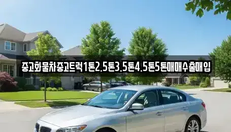 부산광역시 강서구 미음동 중고차매입 전문 중고화물차중고트럭1톤2.5톤3.5톤4.5톤5톤매매수출매입